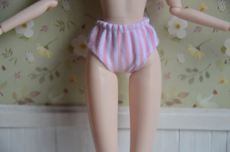 1PCS Assorted Color Underwear Stripe Underpants for Blyth, Azone, Momoko, Liccca , Barbis 1/6 Dolls