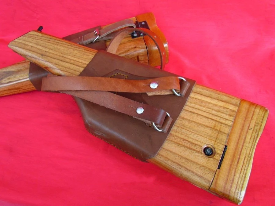 NEW WWII GERMAN MAUSER C96 TYPE BROOMHANDLE HOLSTER -BEST MILITARY COLLECTION