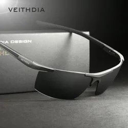 VEITHDIA Sunglasses Sports Aluminum Magnesium Men's Outdoor Cycling Polarized UV400 Driving Sun Glasses Eyewear For Male VT06588