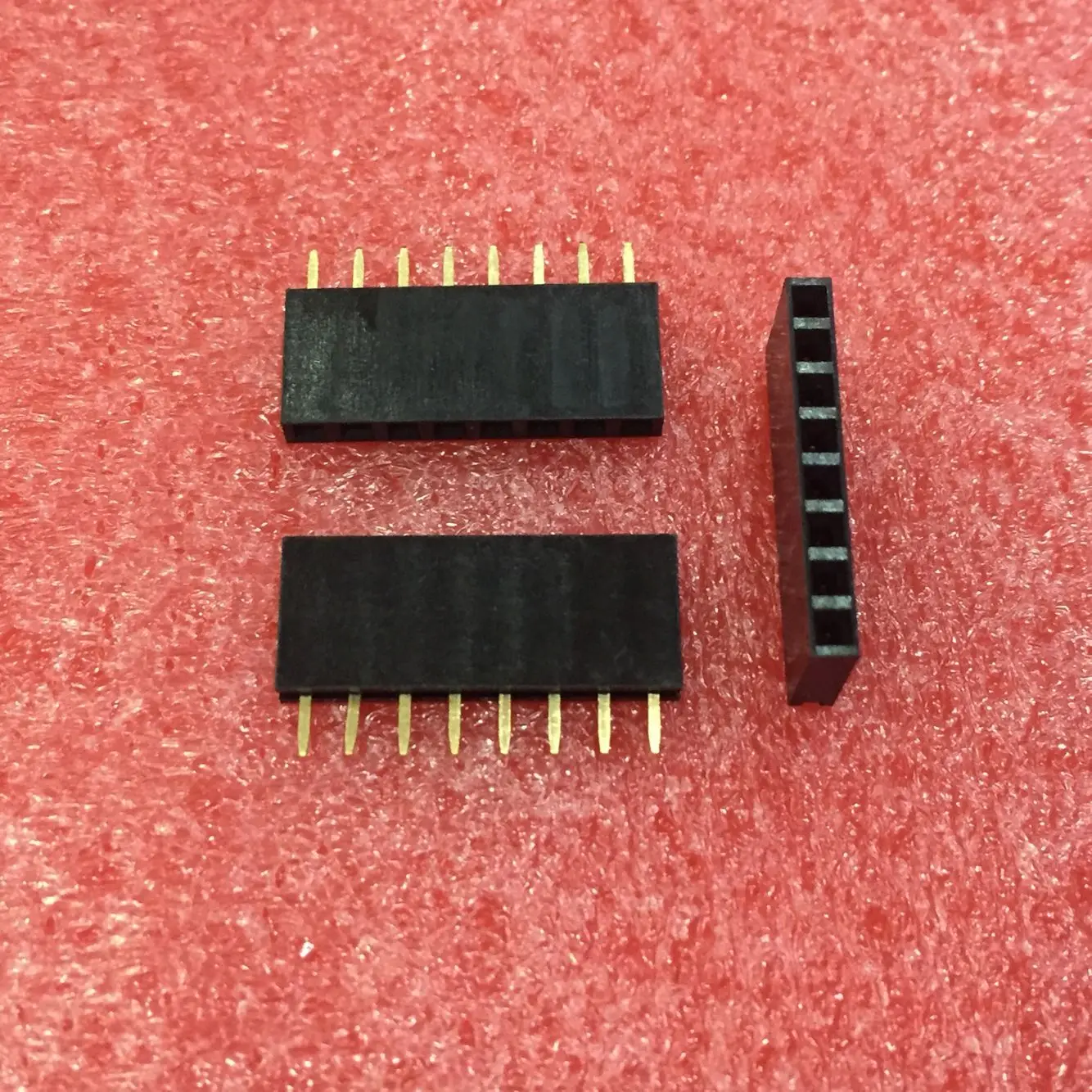 100 Stks/partij Header Strip 2.54Mm Pitch 8 Pin Female Single Row Rechte Header Strip 1*8P