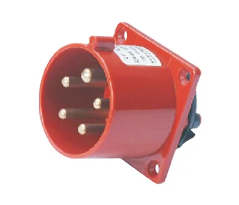 32A 380V 3P+N+E industrial plug 5pins IP44 male plug with CE 1 year warranty