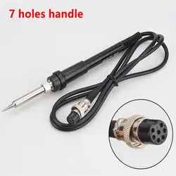 High Power 50W Electric Soldering Iron with 7 Holes and Tiptop for AT936b AT907 AT8586 Welding Solder Rework Station Repair Tool