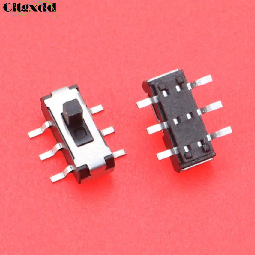 cltgxdd 1 Piece Mini Toggle Switch MSS22D18 Miniature SMD Slide Switch 2P2T 6Pin for DIY Electronic Accessories