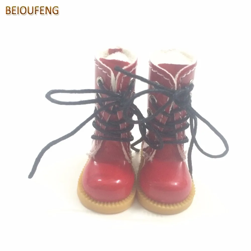 BEIOUFENG Sneakers Shoes for Dolls 3.8cm Mini Toy Boots for Blyth Doll Toy,Causal Puppet Shoes Gym Shoes for 1/8 BJD Doll 2 Pair