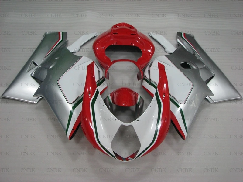 for MV AGUSTA F4 1000 CC 2005 - 2006 Motorcycle Fairing 2005 Silvery White Red Abs Fairing 2005 Abs Fairing Unpainted