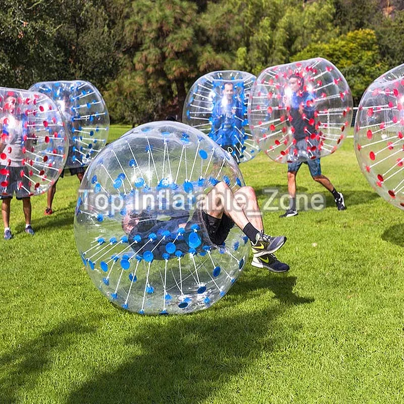 Nadmuchiwana piłka zderzaka o średnicy 1,5 m na sprzedaż Kolorowa nadmuchiwana piłka nożna Bubble Ball do gier sportowych Tania piłka Bubble Ball