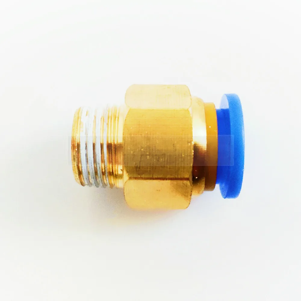 PC Air Pneumatic fitting C type quick connector 4mm 6mm Hose Tube Quick Coupling Brass Fitting Male Thread Air Pipe Connector image 3