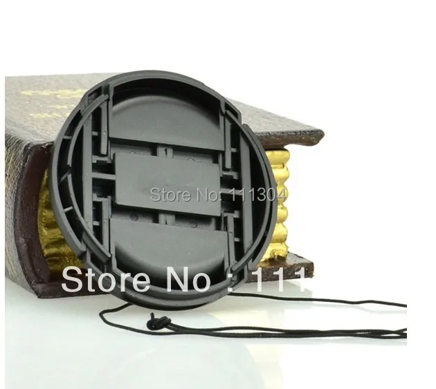 غطاء عدسة أمامي لكاميرا كانون نيكون سوني مع سلك 77 مللي متر ، شحن مجاني ، لكانون نيكون سوني بنتاكس أوليمبوس