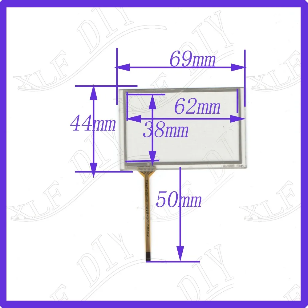 

ZhiYuSun AL 3502B 69mm*44mm Resistive touch screen Panel Digitizer 69*44 touchsensor glass