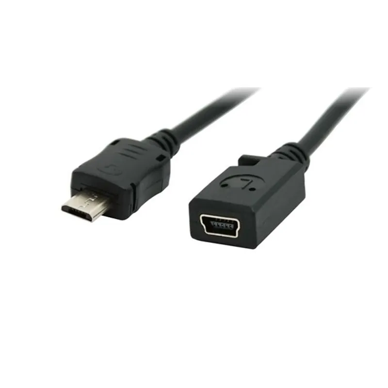 

Mini USB Female to Micro USB Male Connector Adapter Cable for phones MP3 MP4 10cm