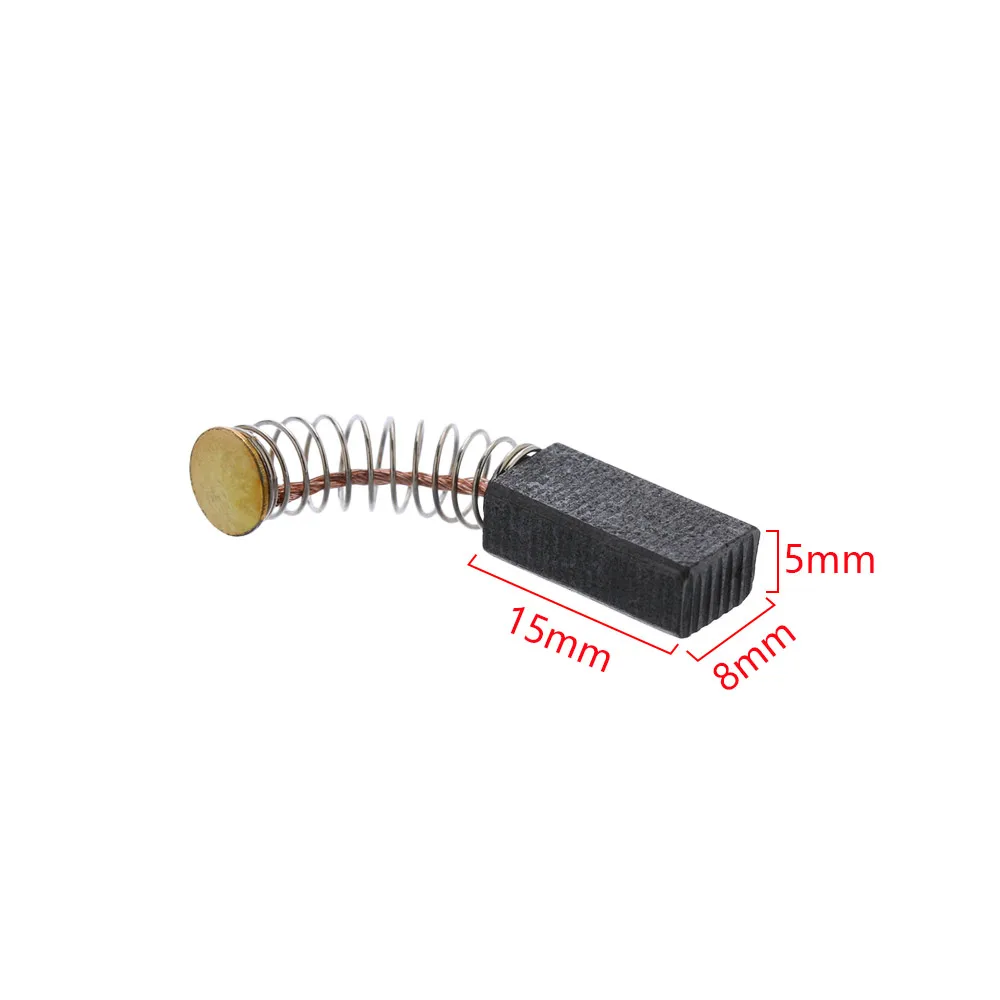New Mini Drill Electric Grinder Replacement Carbon Brushes Spare Parts for Electric Motors Brush Power Tool 5x8x15mm Hand Tools