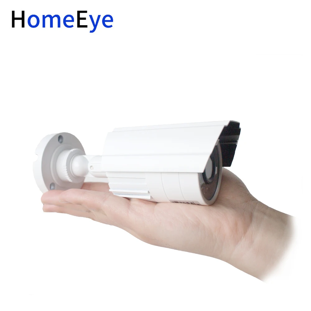 HomeEye 1/3'' CMOS 1200TVL CCTV Analog Surveillance Camera with 3.6mm Lens IP65 Waterproof Camera Security Camera