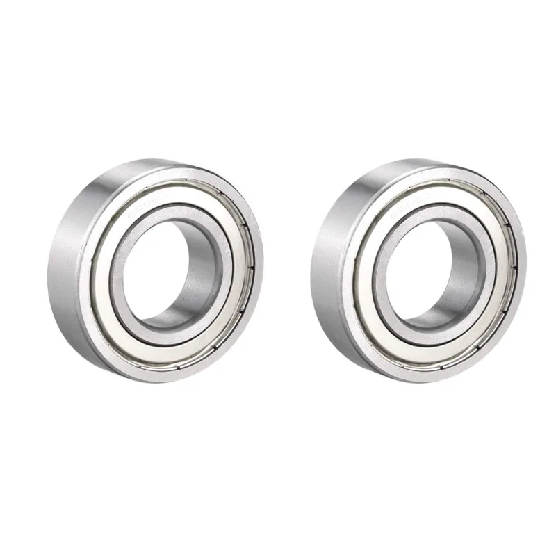 6206RS 6206ZZ Ball Bearing 30mm x 62mm x 16mm Double Sealed  Deep Groove Bearings,   Bearing Steel (Pack of 2)