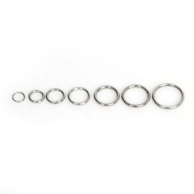 600pcs Stainless Steel Jewelry Findings Open Jump Ring Circle Split Connectors For Jewelry Making DIY Earring Bracelet Necklace