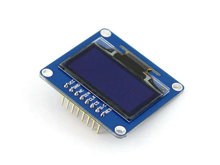 1.3inch OLED (B) Display Module SH1106 Driver Chip 128*64 Resolution SPI I2C Interfaces with Straight/Vertical Pinheader