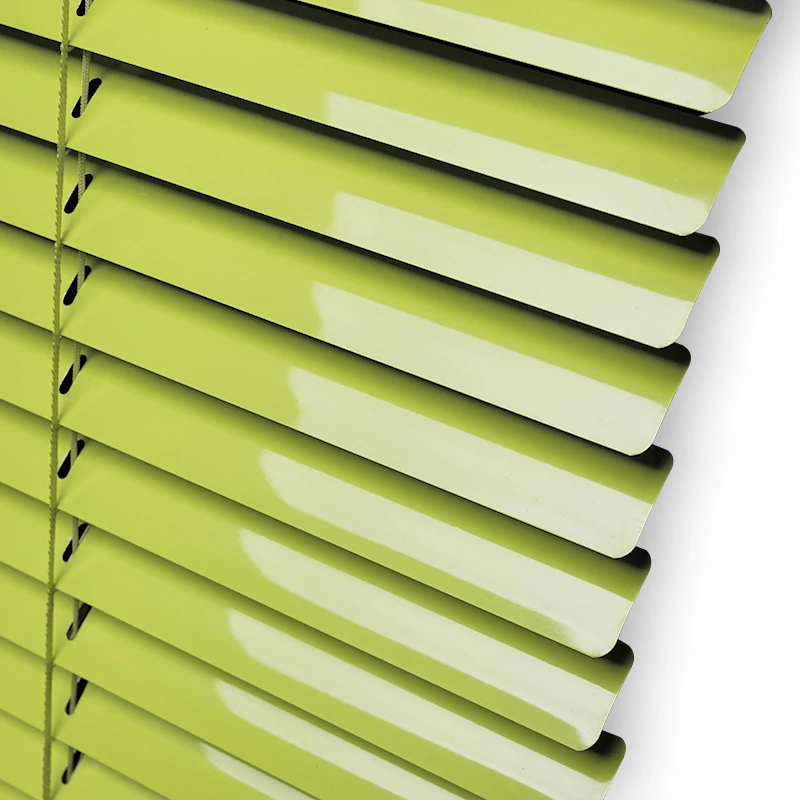 Customized Size Venetian Blinds 25mm slat, Waterproof Thick Aluminum Window Roller Shutter, White, Grey, Silver, Gold, Black