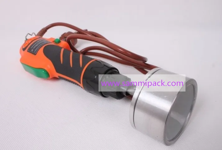 Big Torque handheld plastic bottle capping machine, screw capper for big cap size 10-50MM