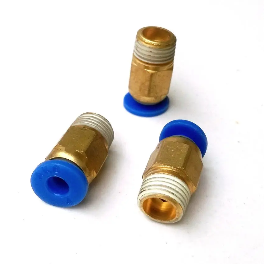 10pcs/lot 4mm Tube 1/8'' Thread Pneumatic Fitting Quick Joint Connector PC4-1