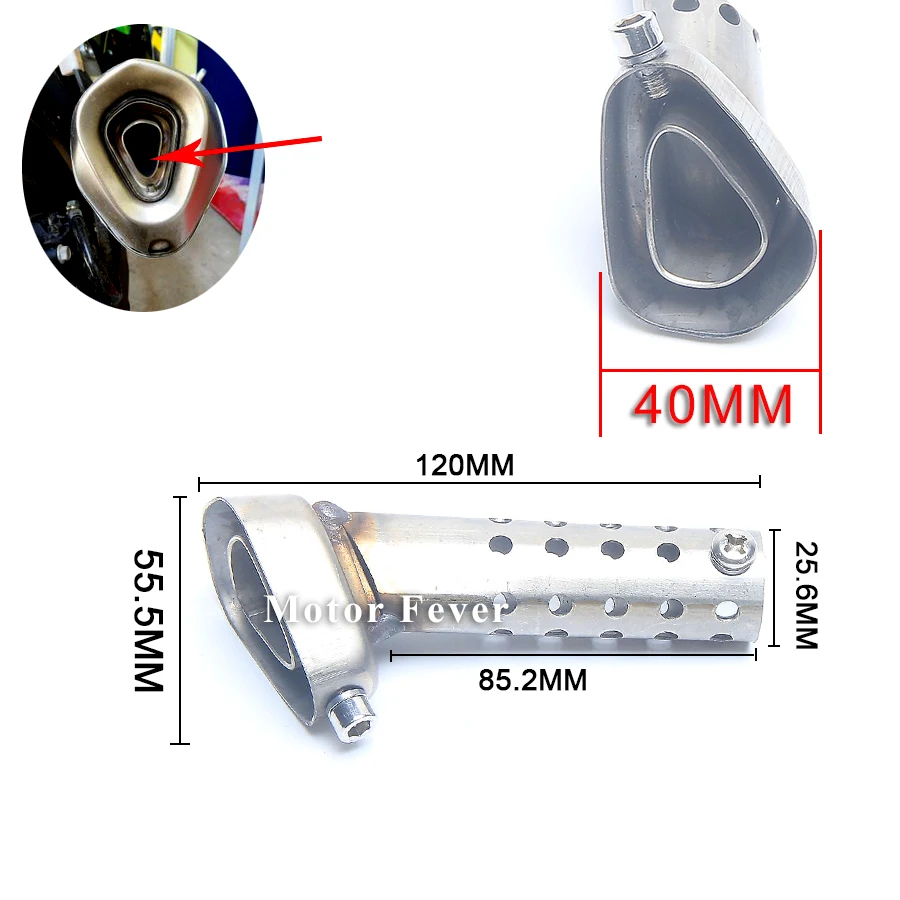 Motorcycle Exhaust Muffler Pipe Catalyst DB Killer 48MM 51MM 61MM Catalyst Adjust Silencer DB Killer Noise Sound for MIVV SC AR