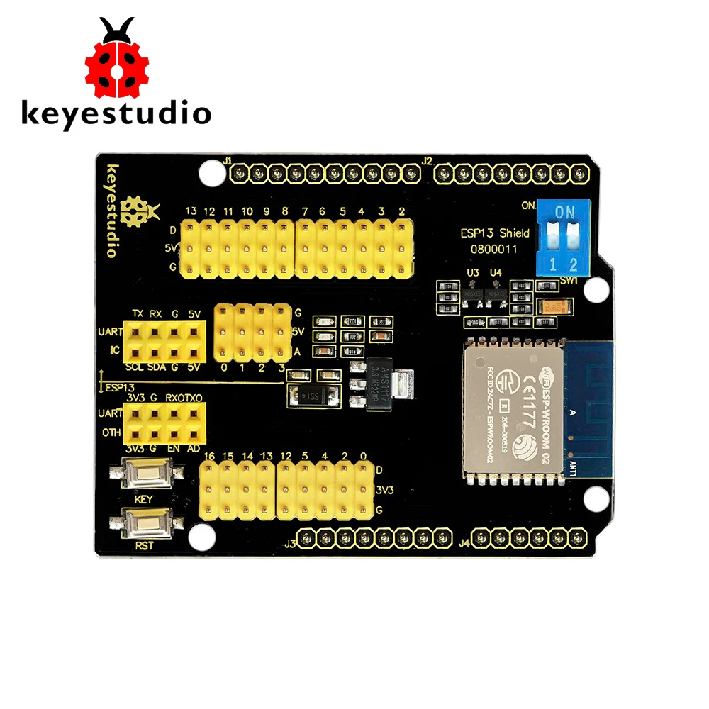 Новинка! Keyestudio ESP8266 веб-сервер серийный Wi-Fi модуль расширения ESP-13 для Arduino UNO