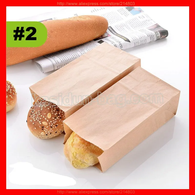 (5000pcs/lot) size W9xH18xD5.5cm  wholesale kraft paper f tea bread food bag