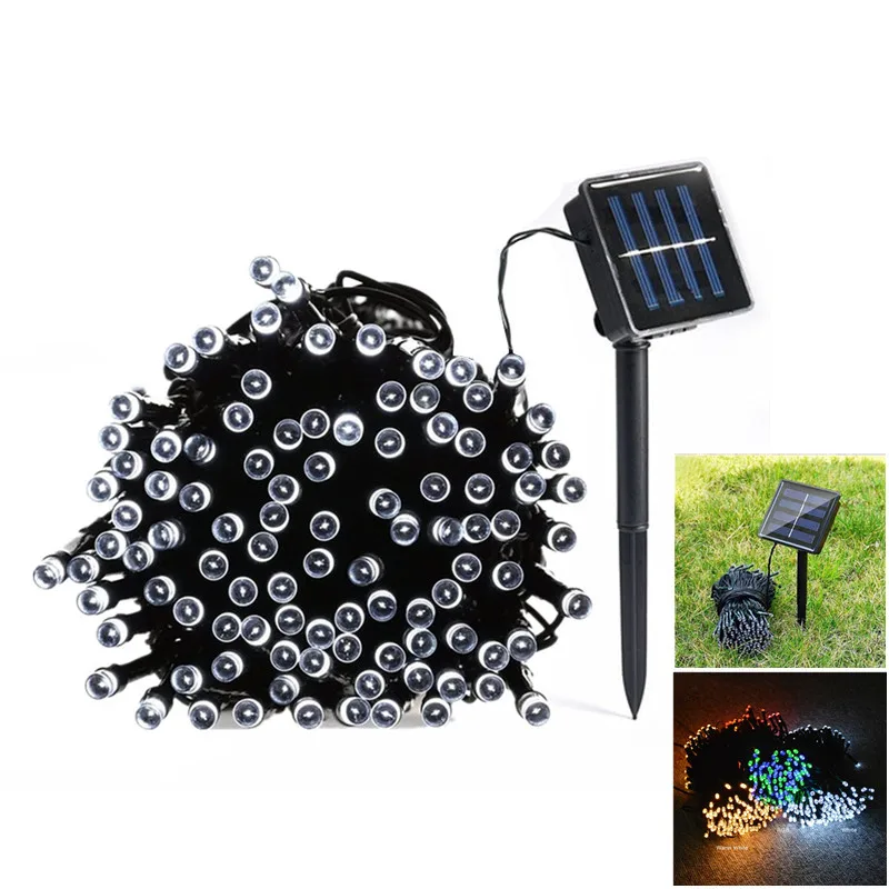 

LED Solar Light Outdoor Waterproof Garden Led String Fairy Lights Christmas Decor Holiday Patio Courtyard Lighting Lawn Lamps