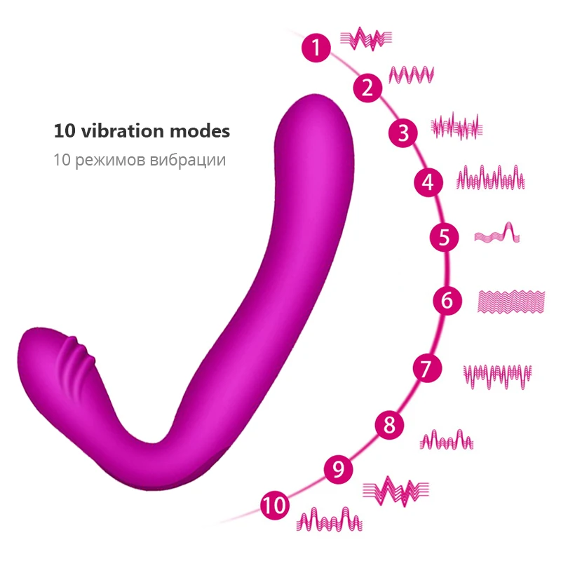 FLXUR 10 Speeds Dildo Vibrators For Women Strapon Sex Toys Wand Anal G-spot Clitoris Plug Vibrator Sex Products USB Rechargeable