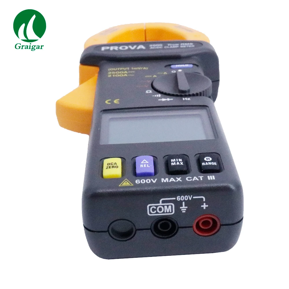 True RMS Digital Clamp Meter Strom Spannung Widerstand Tester PROVA2000