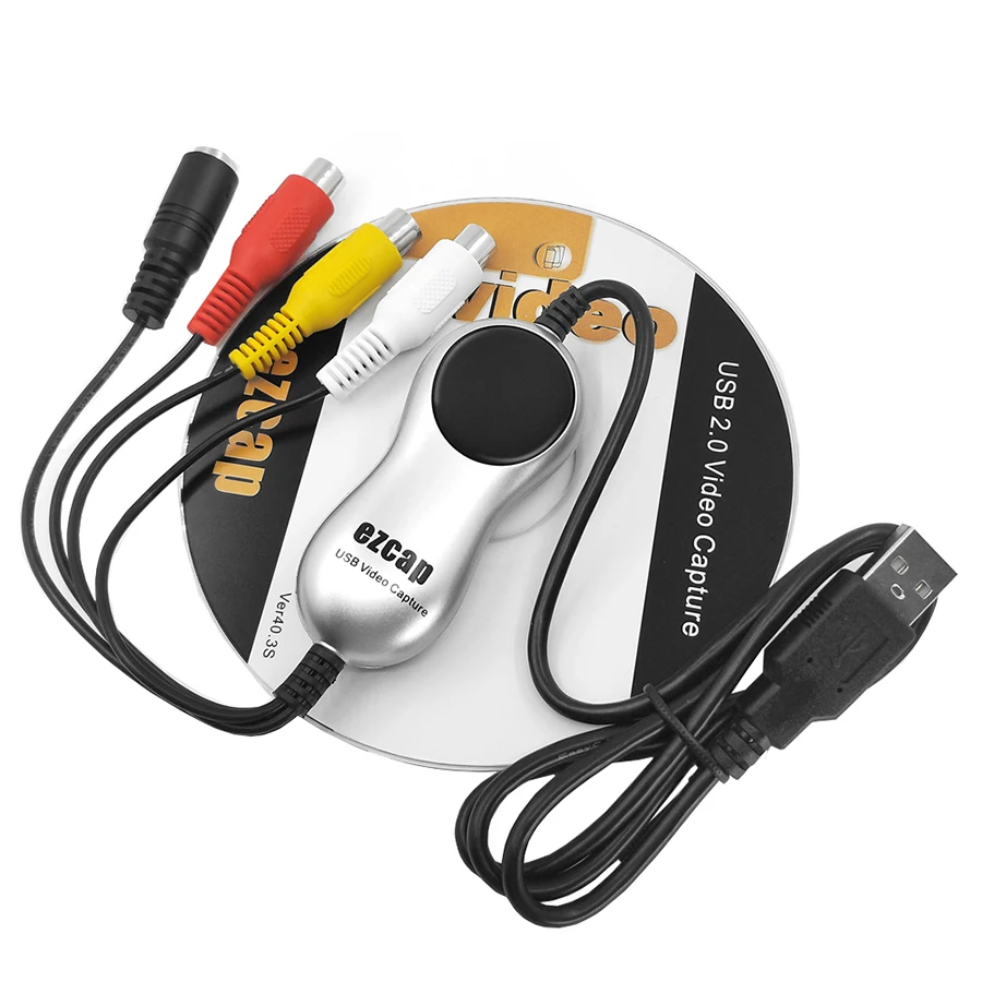 EZCAP USB 2.0 HD Video Capture TV DVD VHS DVR Analog Video