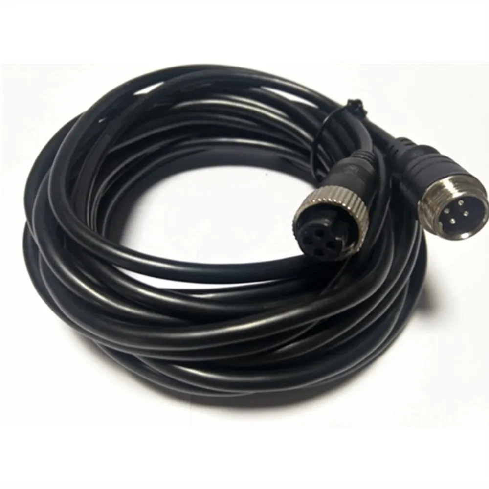 LSZ 5m source factory to undertake custom-made car camera video cable aviation male and female head extension line 4P avia