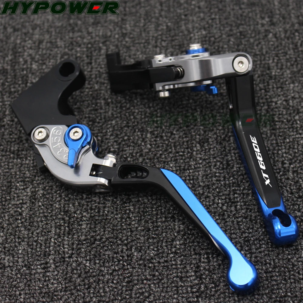 New CNC Folding Extendable Motorcycle Brake Clutch Levers For Yamaha XT660E 1990-2003 2002 2001 2000 1999 1998 1997 1996 1995