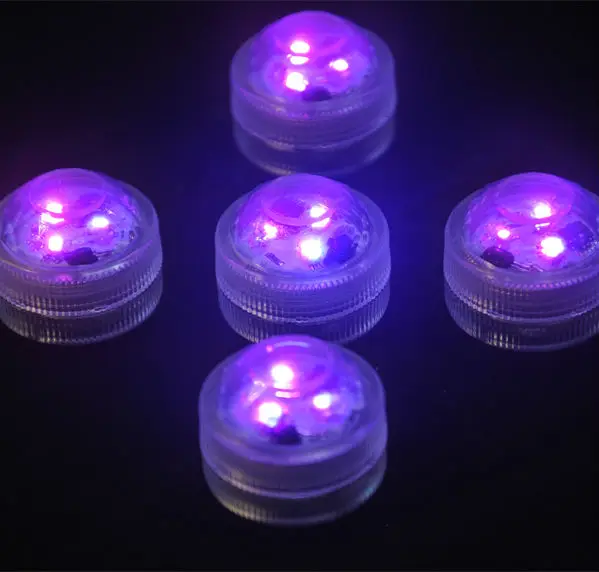 10pcs Super Bright 3LED Submersible LED Floralyte Light Waterproof LED Mini Party Light For Wedding Party Events Decoration