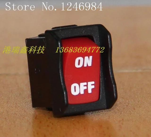 [SA]Power switch -Taiwan group R19 A single ship rocker switch touch switch with anti- RA12 parapets--100pcs/lot