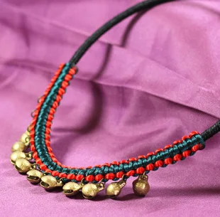 14 Designs Handmade Exotic Jewelry statement bell vintage choker necklace ,New  Ethnic Chinese wind national flavor red necklace