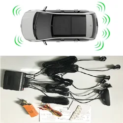 HOT Style 6 Sensors Parking Car SYSTEM Rear/Front Car LCD Monitor Display Parking Sensor Reverse Backup Radar Kit CITYCARAUTO