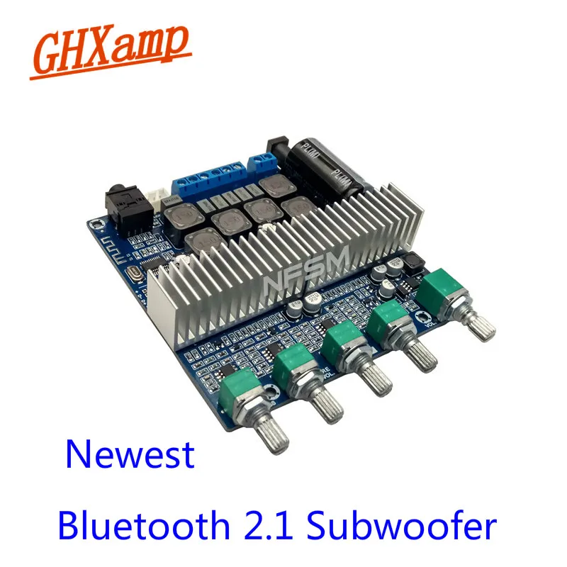 GHXAMP TPA3116 2.1 Subwoofer Bluetooth Amplifier Digital Audio Board 50W*2+100W Bass AUX For 2.1 Bluetooth Speaker DIY NEW