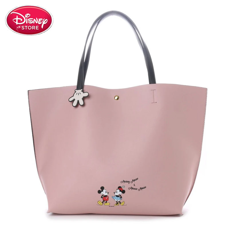 Disney Bags Mickey Minnie Mouse Multifunction Mummy Diaper Bag Outdoor Shopping Large Capacity Baby Handbag Stroller Bag