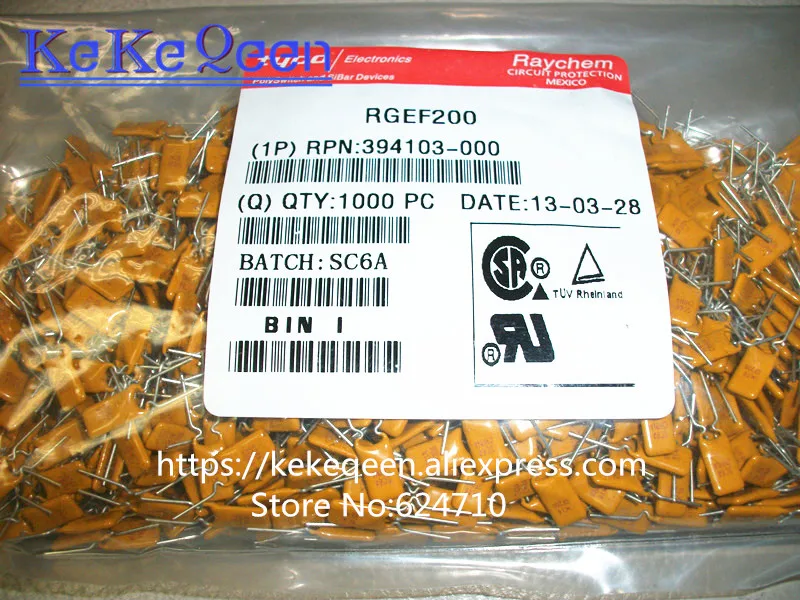 10PCS/LOT Self Recovery Fuse RGEF200 X16GF200 GF200 16V 2A 2000MA PPTC