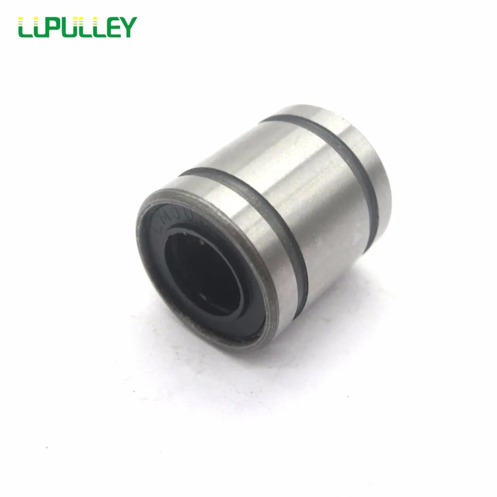 LUPULLEY 1pc Linear Bearing LM3UU LM4UU LM5UU LM6UU LM8SUU LM10UU for Bushing CNC Linear Bearings Used On 3D Printers