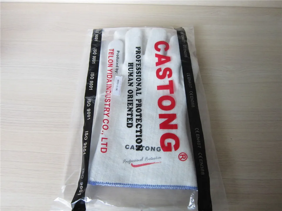 CASTONG 200 degrees high temperature gloves Aramid material high quality fireproof gloves Anti-scalding protection gloves