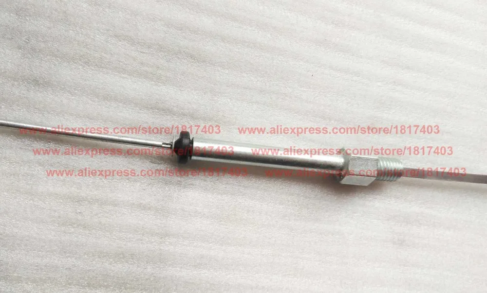 KM385T-01300 Oil level dipstick + L375-01320-1 Dipstick sleeve weldment, Laidong KAMA parts, KM385T, KM385BT, LL380T, LL380BT