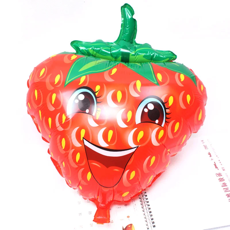 5pcs/ new promotion large strawberry balloon toys for children birthday Holiday party celebration balloons decorated Globos