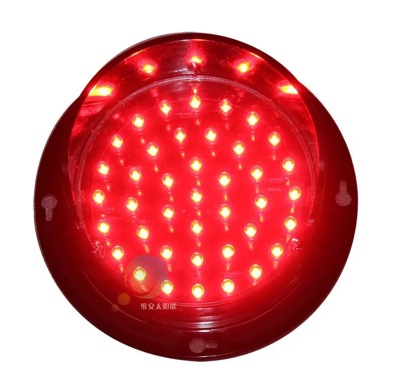 DC12V Waterproof Customized 100mm LED Traffic Signal light Replacement Red Yellow Green Traffic Light Module