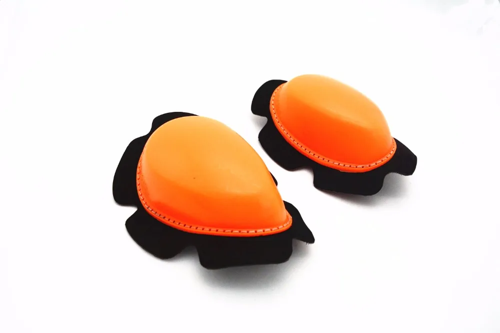 In Stock Universal knee sliders motorcycle protective kneepad Kneepad Sliders Same as photo shown orange