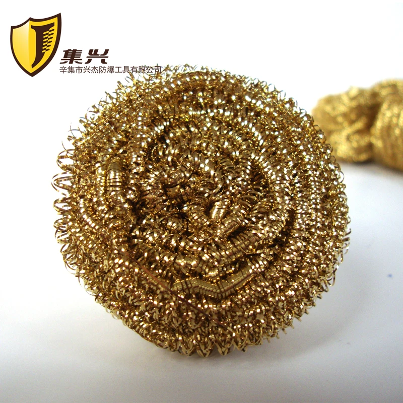 

Non sparking brass wire cleaning ball, cleaning tool,for industrial cleaning use