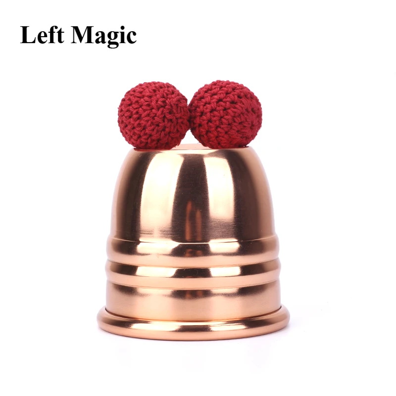 Super Copper Chop Cup (Diamter 7cm) - Magic Tricks Cup And Balls Close Up Magic Props High Quality Magnetic Magic Trick