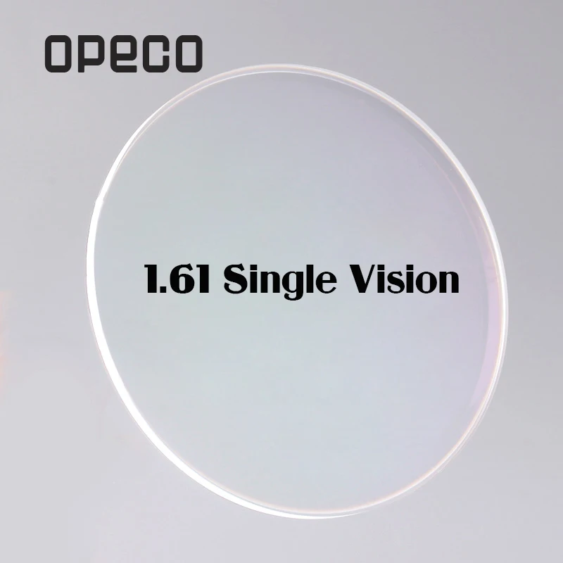 

Opeco High index 1.61 thinner Single Vision Lenses Plastic Lenses Prescription Myopia Recipe Reading Hyperopia Optical Lenses