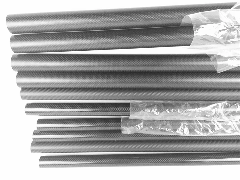 4pcs/lot 8MM OD x 6MM ID x 500MM Roll 3k Matte Carbon Fiber tube Quadcopter arm Hexrcopter Remote Control Toy parts