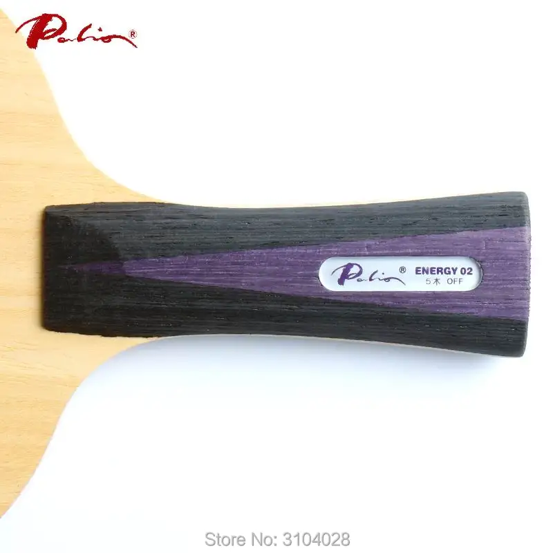 Palio official energy 02 table tennis blade special for 40+ new material table tennis racket game loop and fast attack 5ply wood