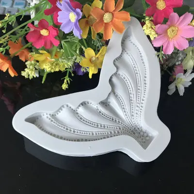 Mermaid Tail Silicone Fondant Molds Cake Decorating Tools Kitchen Baking Gumpaste Chocolate Candy Moulds H874